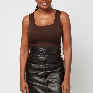 Suz Square Neck Tank Bodysuit